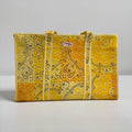Yellow Paisley Bandana LARGE Cotton Tote Bag
