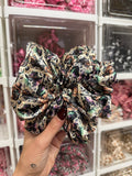 Cowboy Skulls XL Satin Hair Scrunchie