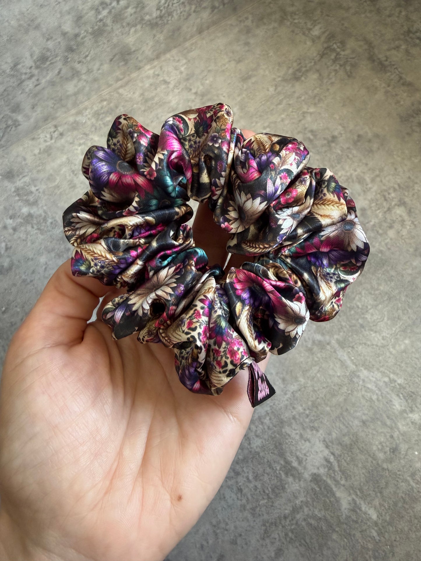 Jungle Fever MIDI Satin Hair Scrunchie