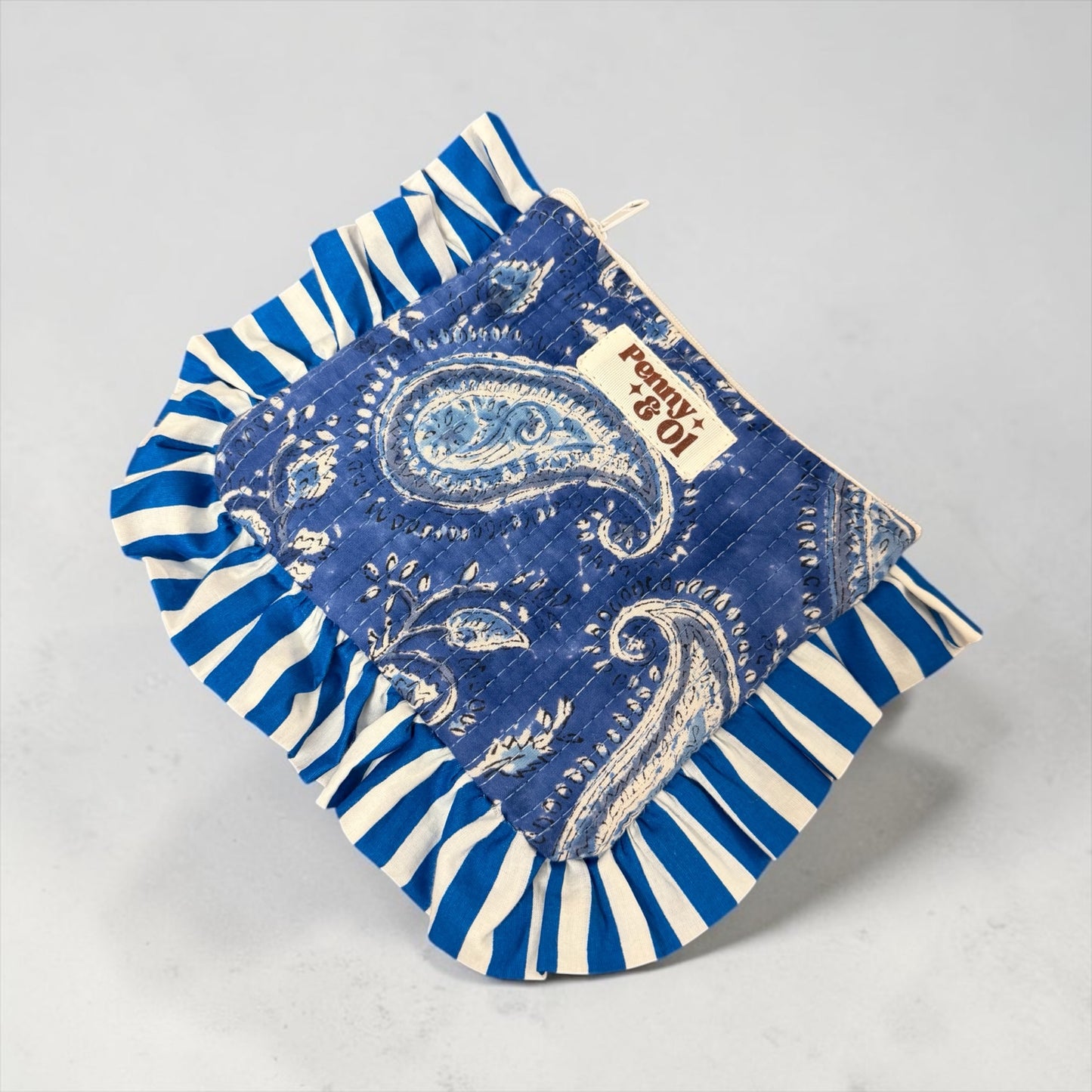 Blue Paisley collection, tote bags. Cotton tote bags all sizes