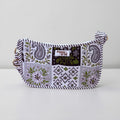 Grey And Black Patchwork Mini SHOULDER bag, cross body bag