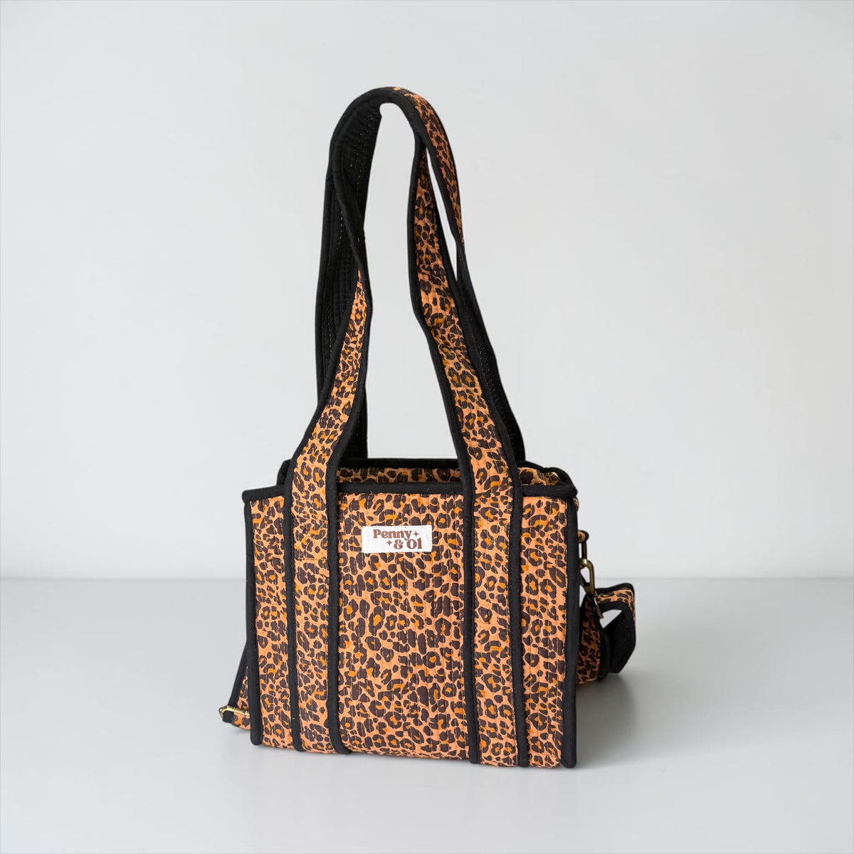 Black Leopard MINI Tote Bag - Penny & Ol