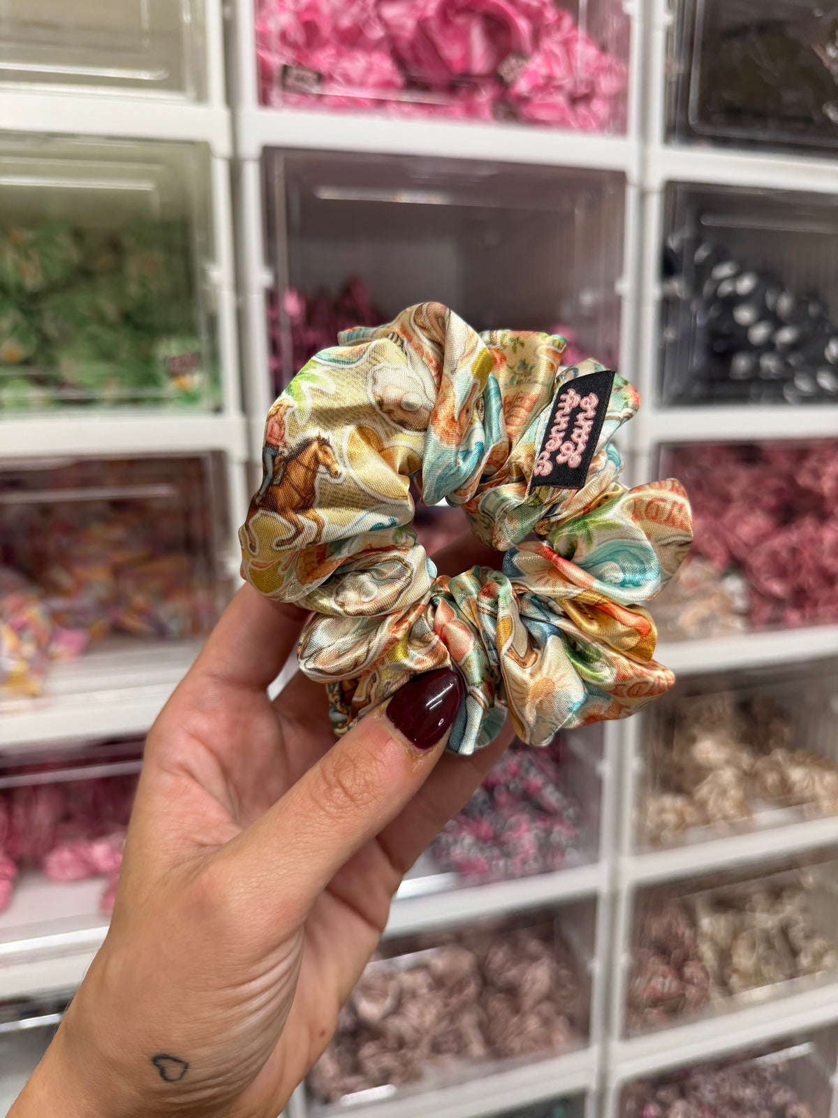 Costal Cowgirl MIDI Satin Hair Scrunchie