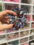 Spooky Highland Cows MIDI Satin Hair Scrunchie