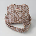Beige Floral MINI Tote Bag - Penny & Ol
