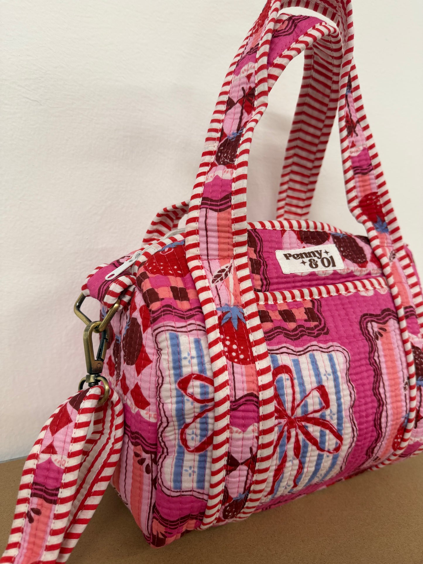 Berries & Bows Collection tote bags. Cotton tote bags all sizes.