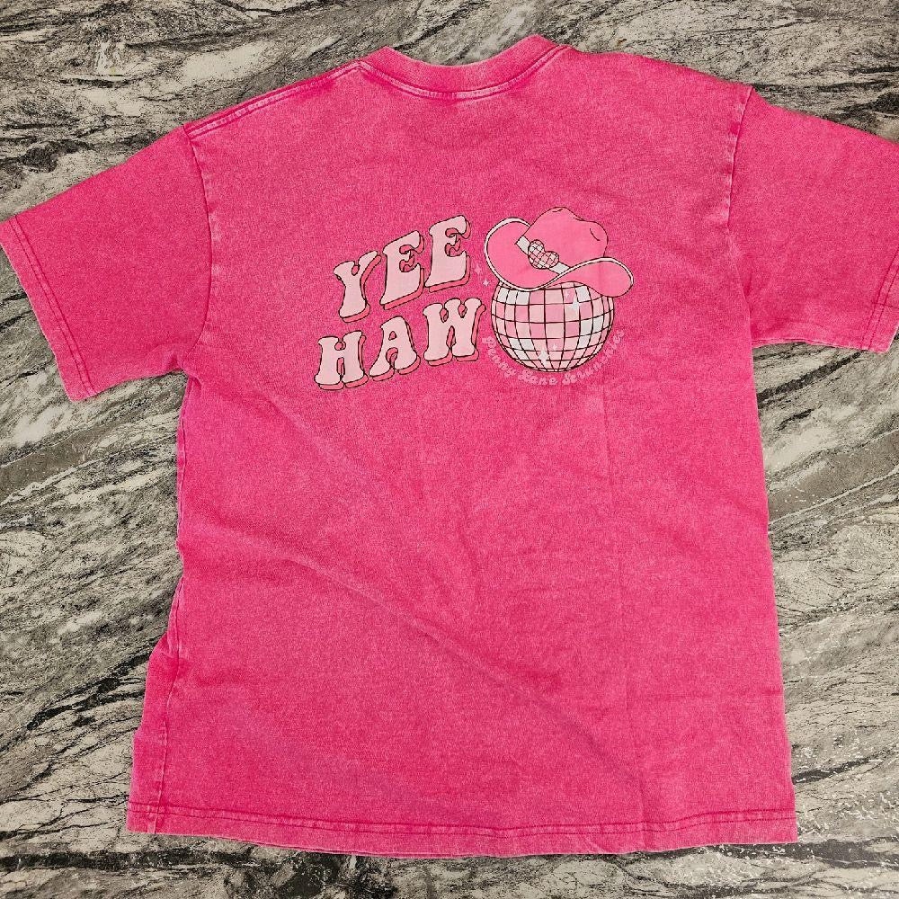 Cowgirl Oversized T-Shirt, 100% cotton acid wash tshirts. Penny Lane Scrunchies Exclusive tshirt