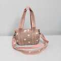 Beigey Pink Hearts MINI DUFFLE Tote Bags - Penny & Ol