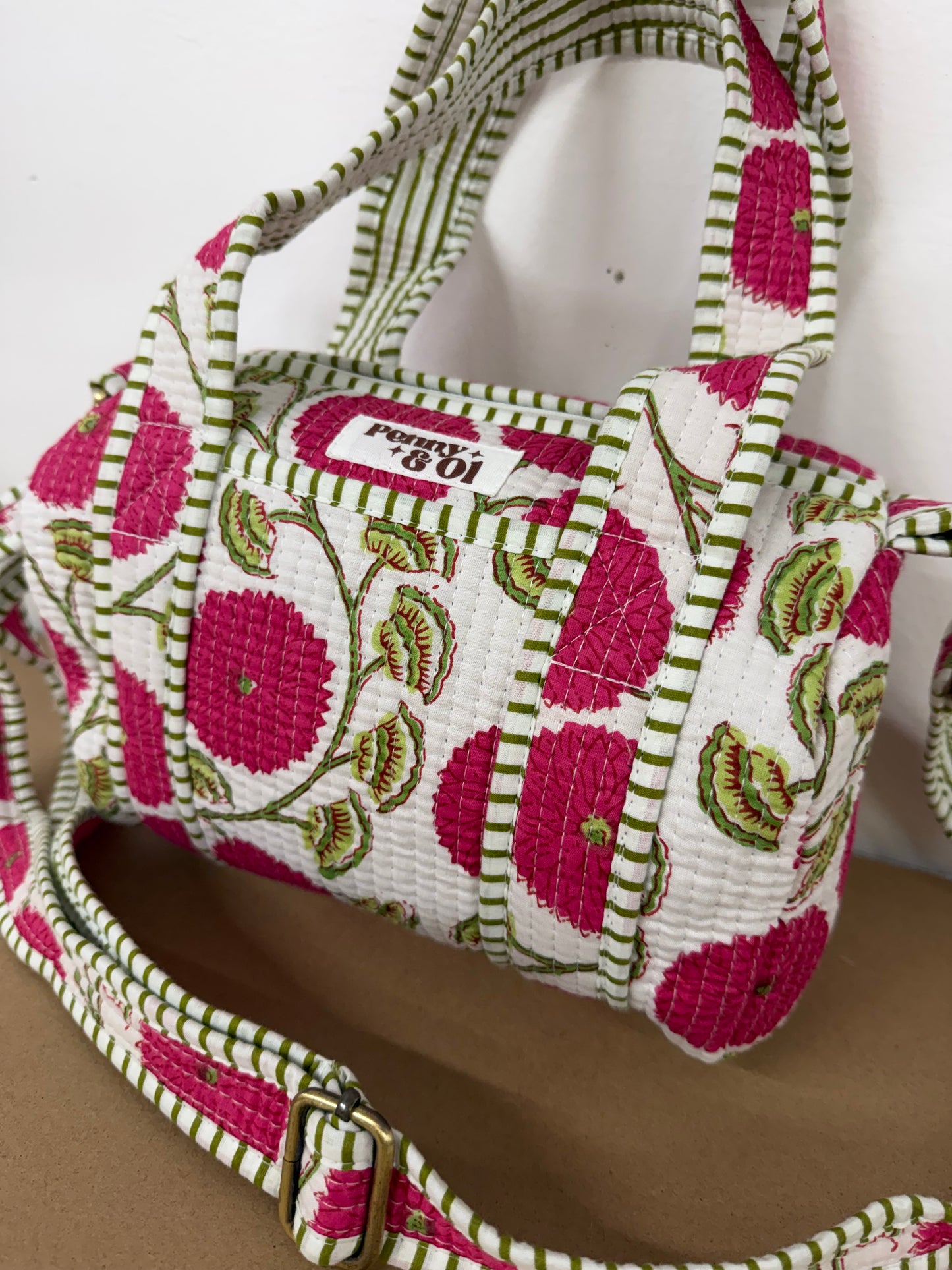 Pink posy collection, tote bags. Cotton tote bags all sizes