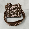 Cow print Mini Tote Bag - Penny & Ol