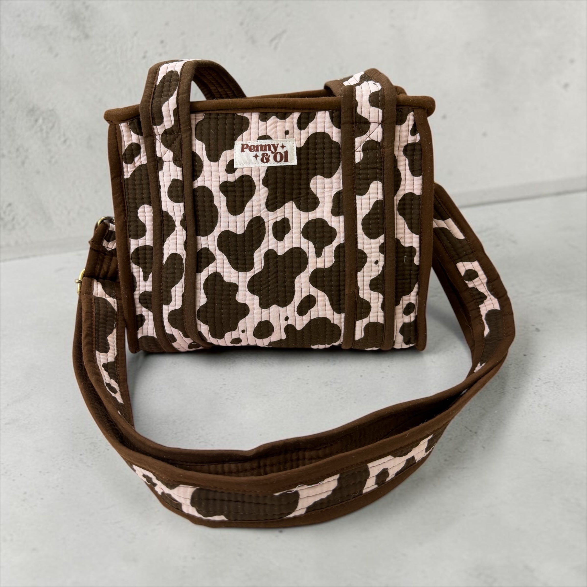 Cow print Mini Tote Bag - Penny & Ol