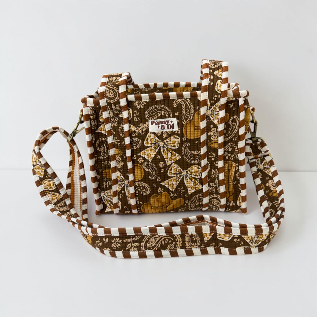 Cow girl Mini Tote Bag - Penny & Ol
