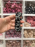 Snow leopard Scrunchie Keyring