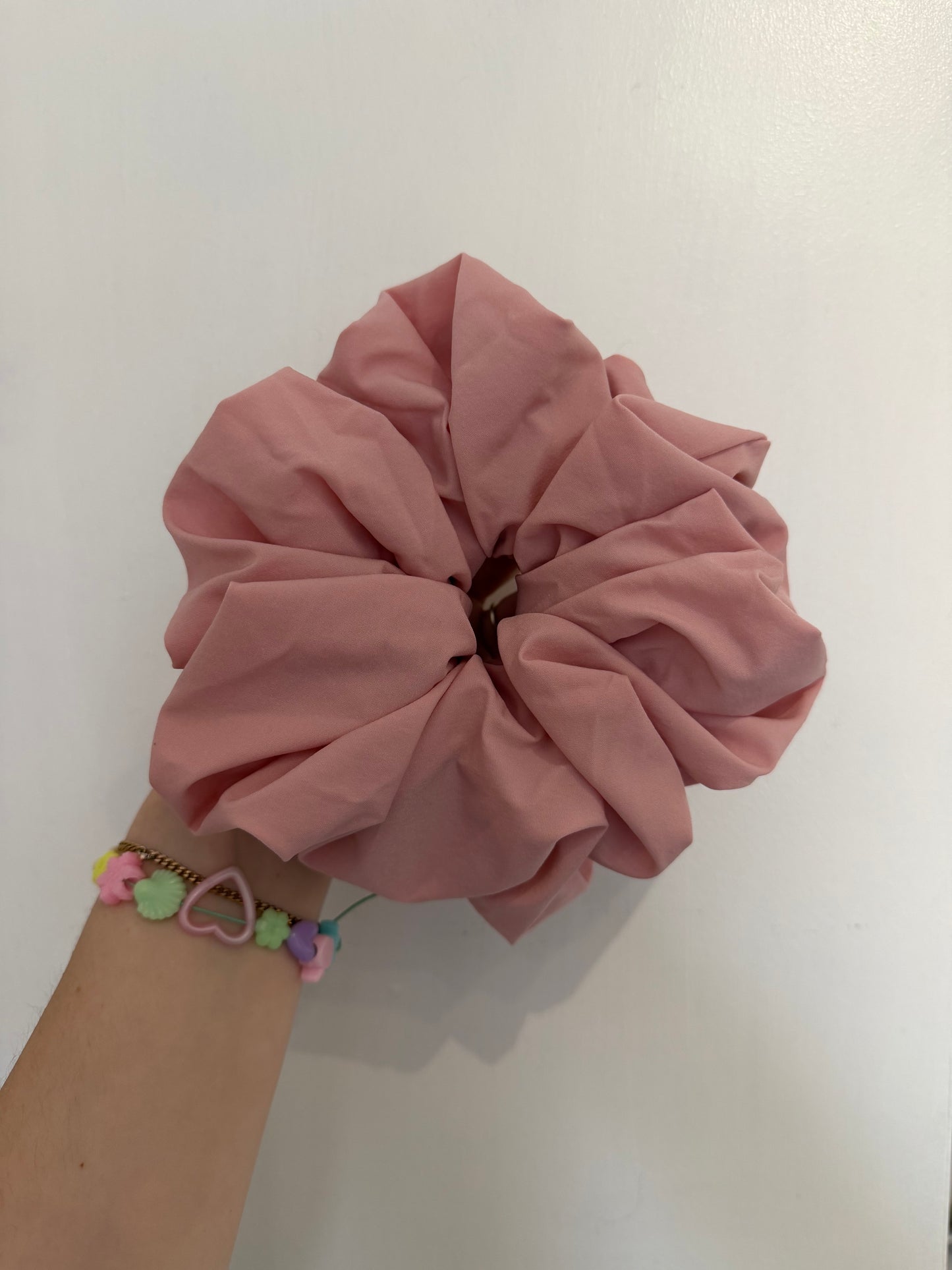 Dusky PInkXL Workout Hair Scrunchie