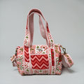 Pink & Red Patchwork Mini Duffle Tote Bags - Penny & Ol