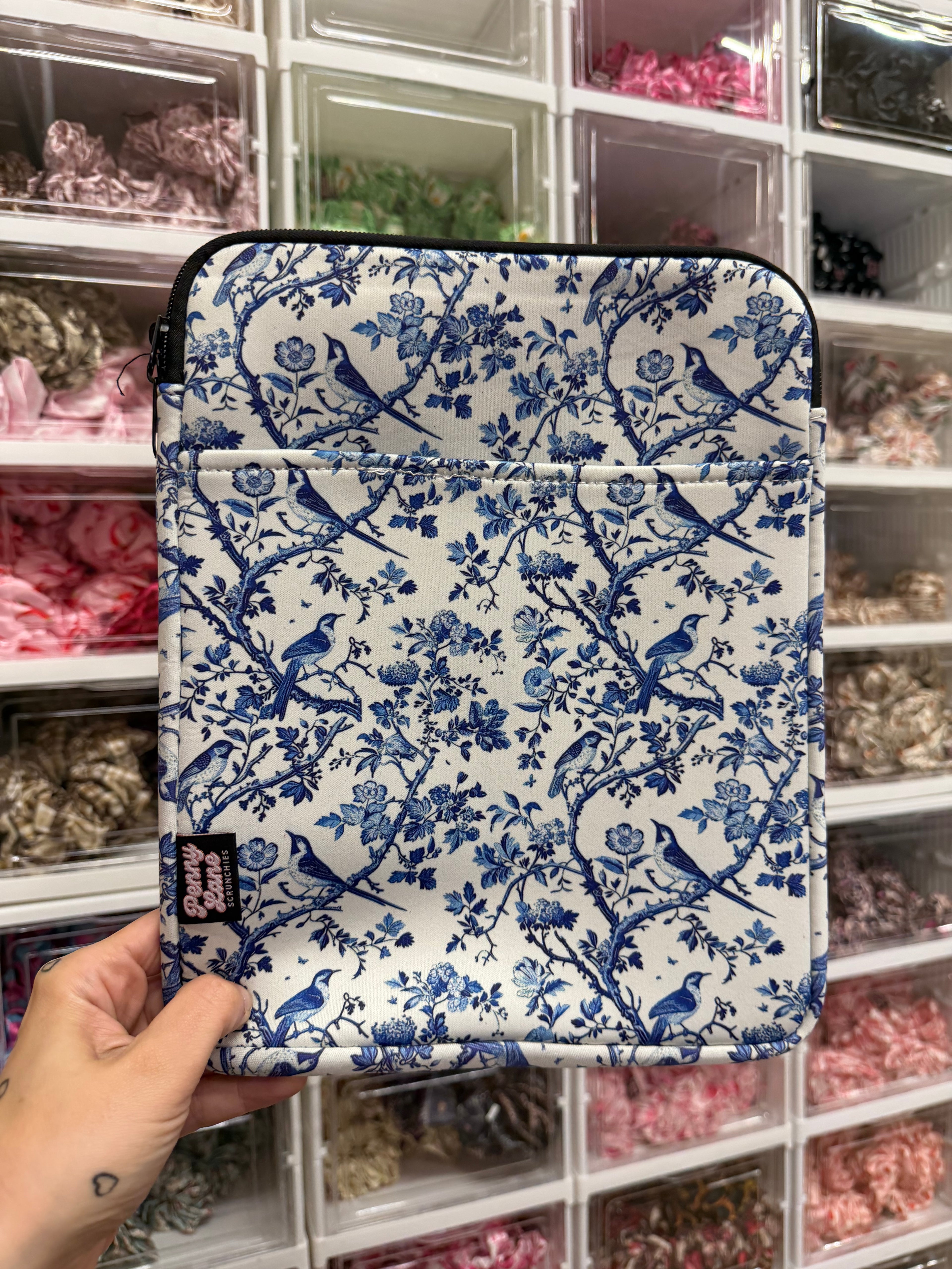 Ipad case, protective neoprene ipad sleeve with zip and pocket.