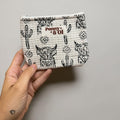 Highland Cow Mini Zip Purse - Penny & Ol