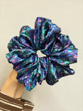 The Ocean XL Satin Hair Scrunchie