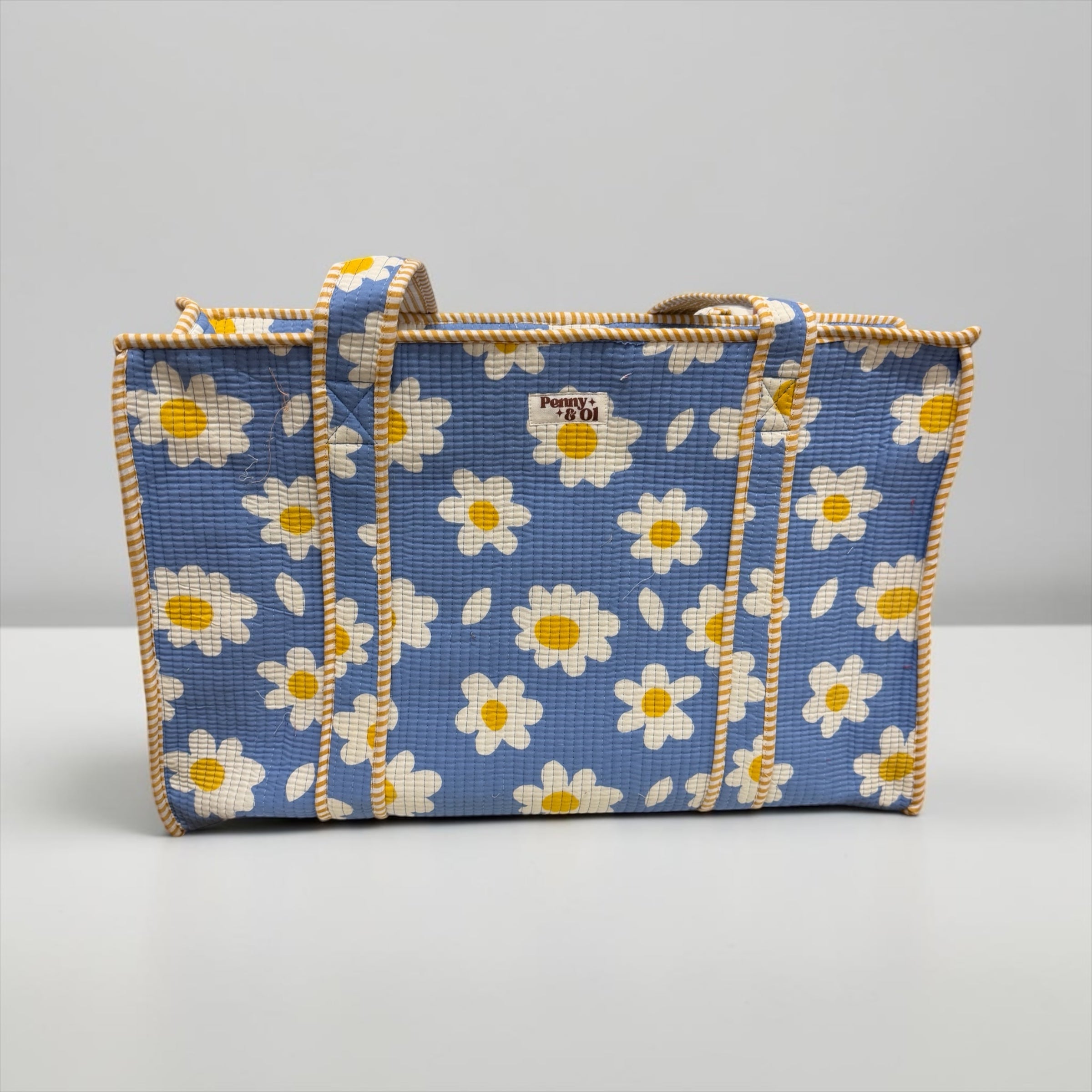 Daisy LARGE Cotton Tote Bag