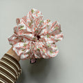 Bows & Bouquet XL Satin Hair Scrunchie