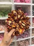 Autumn Checkerboard XL Satin Hair Scrunchie