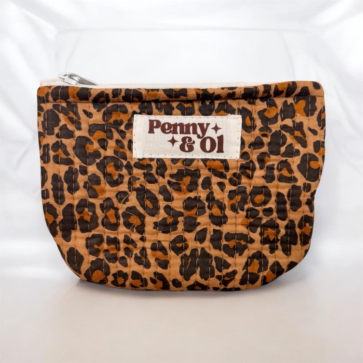 Dark Leopard Mini Zip Purse - Penny & Ol
