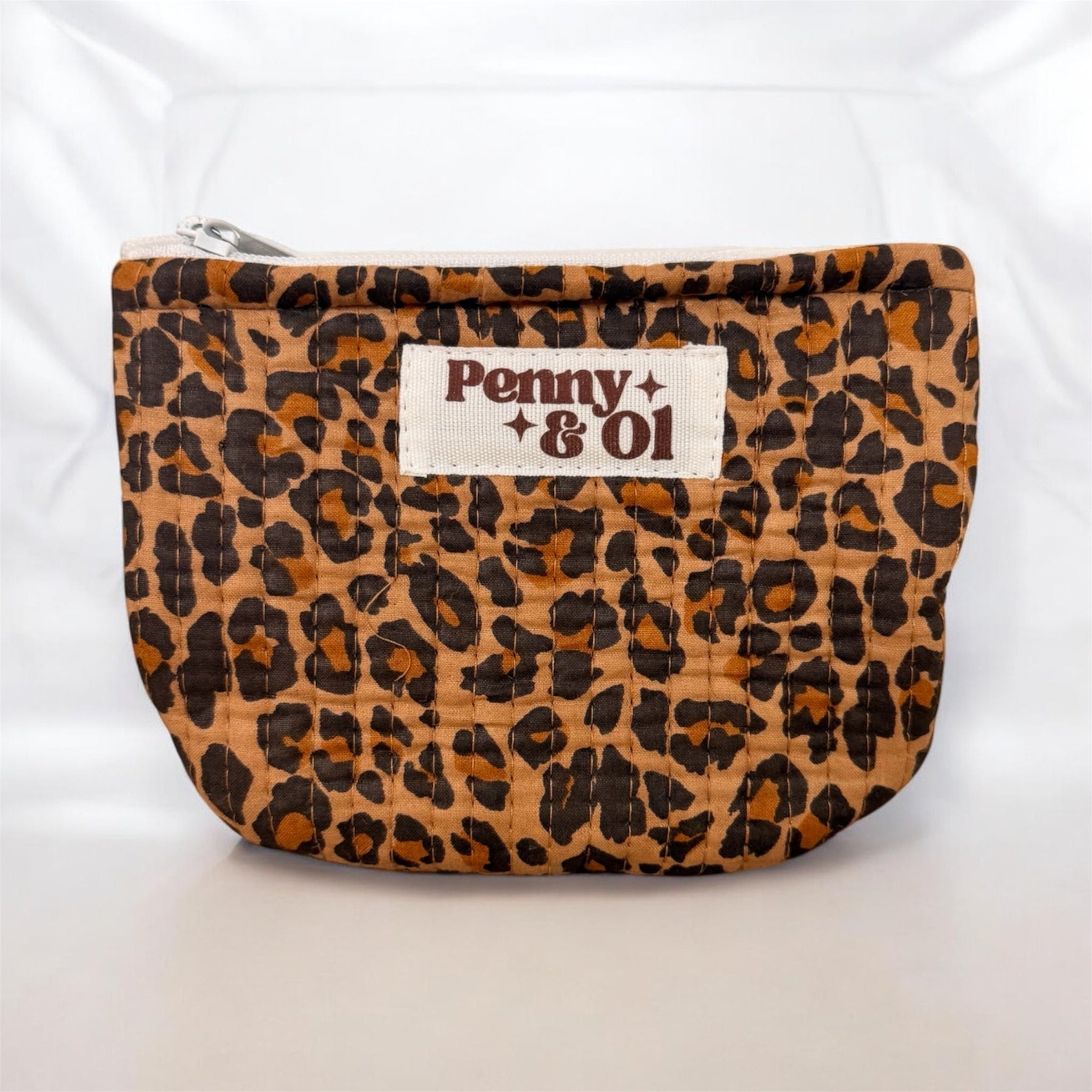 Dark Leopard Mini Zip Purse - Penny & Ol