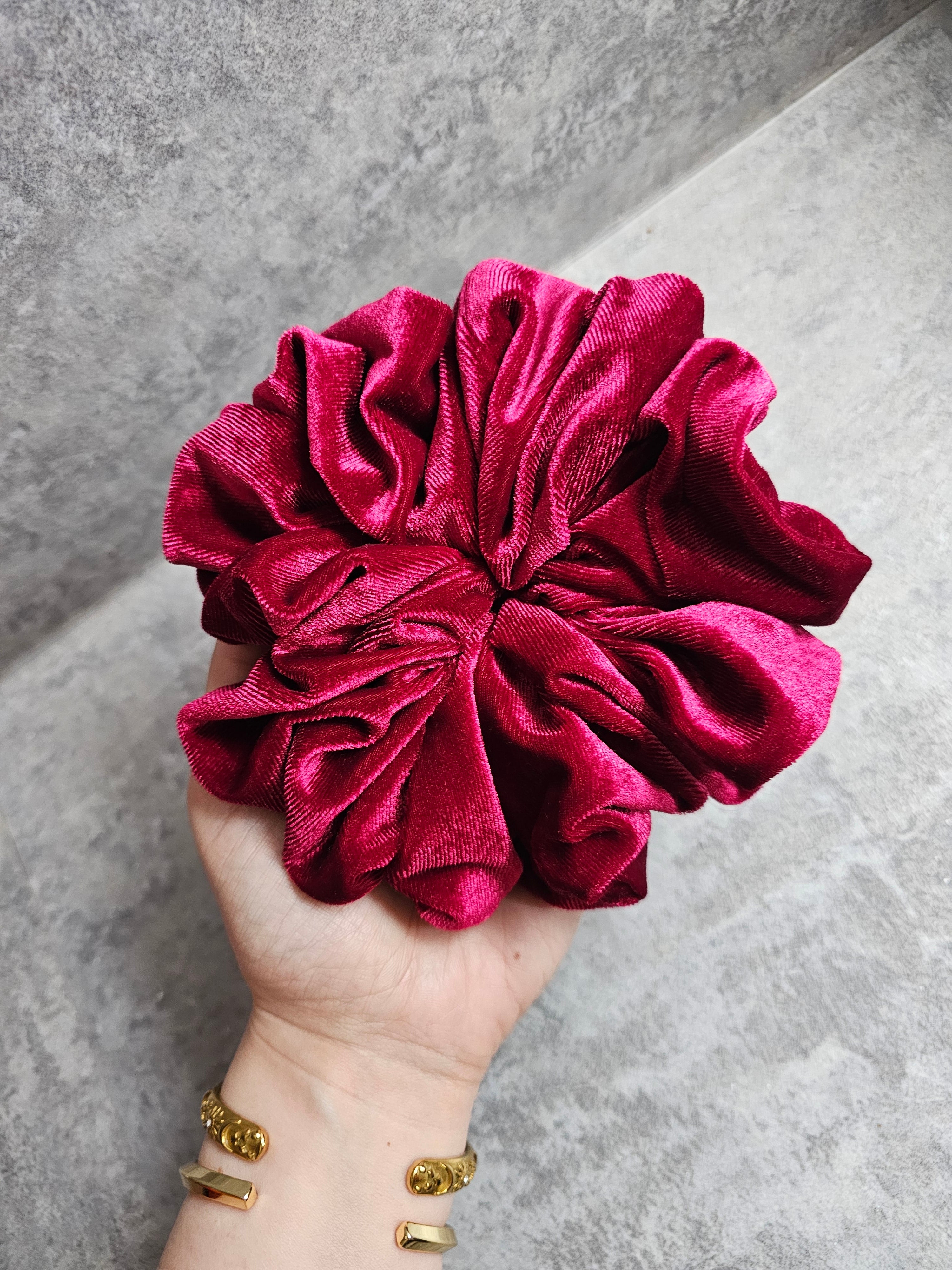 The Velvet Collection. XL Hair Scrunchie.