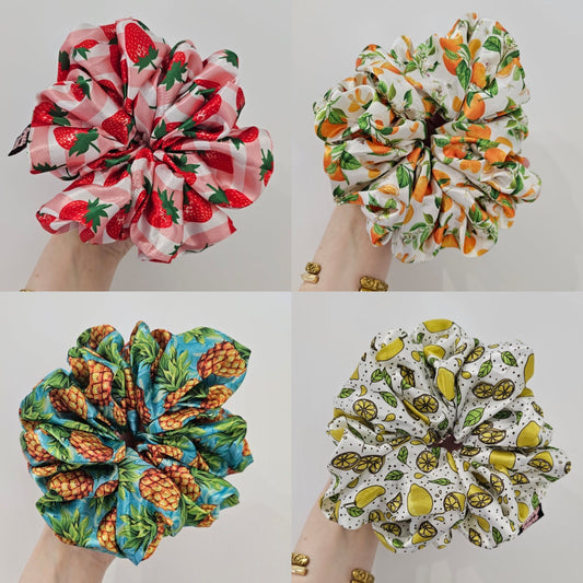 The Fruity Collection. XL Hair Scrunchie.