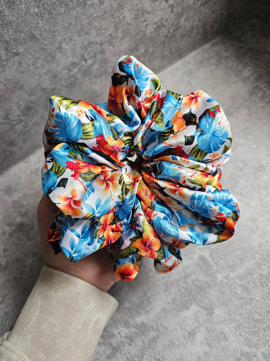Tropical XL Hair Scrunchie.