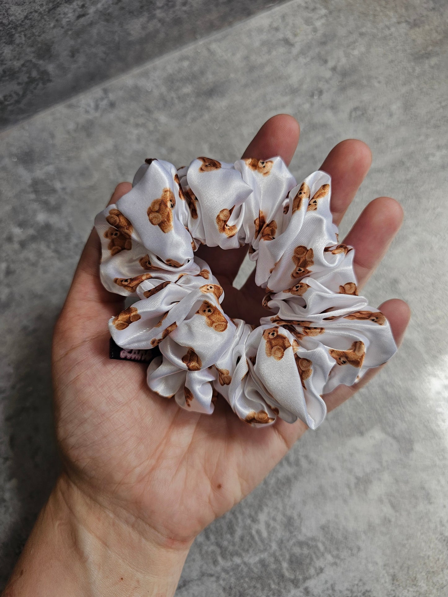 Teddy Bear Midi scrunchie