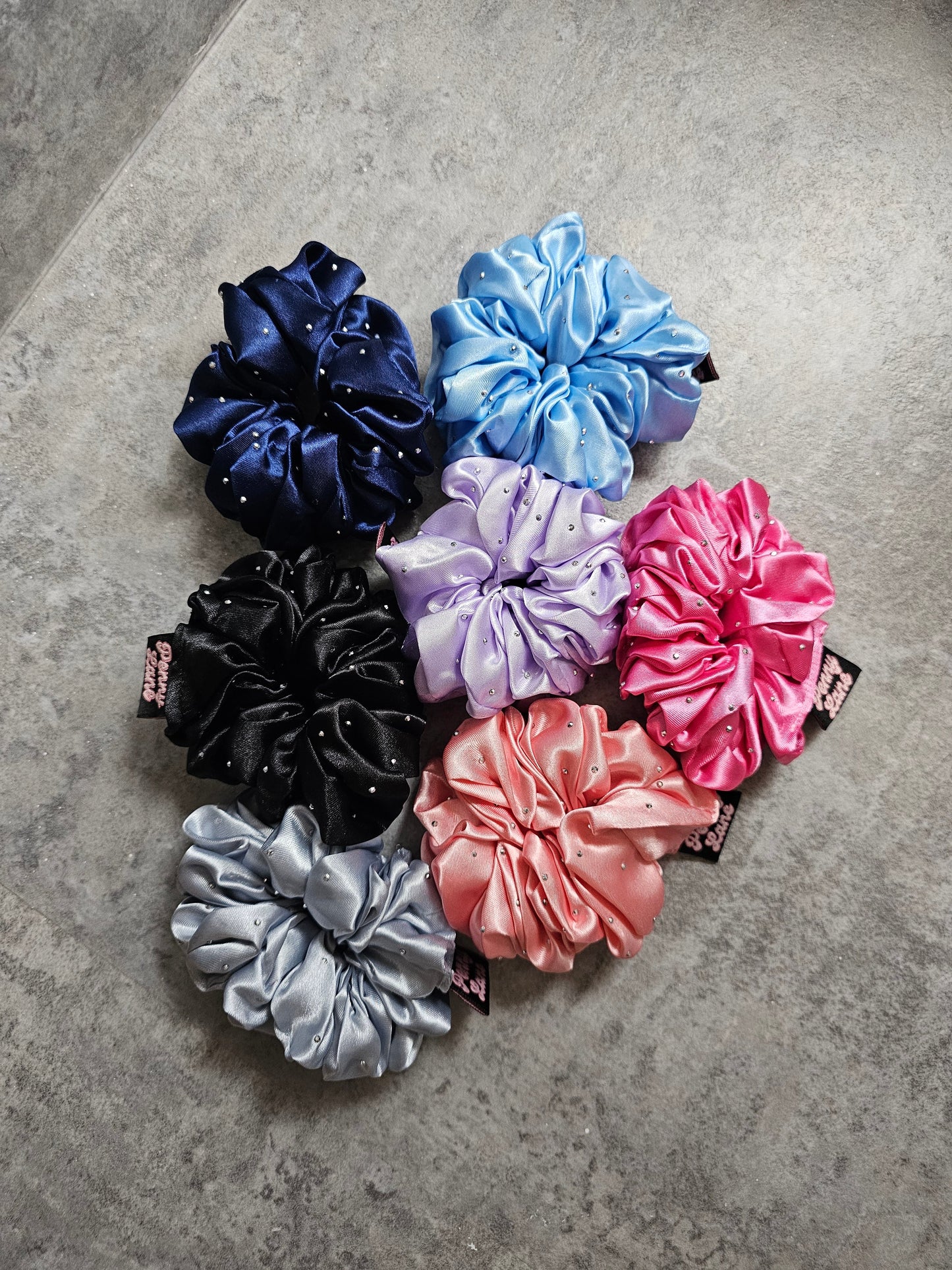 Diamante Midi scrunchies
