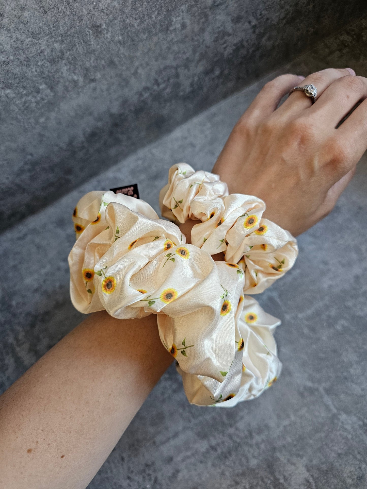 Sunflower Dreams Hair Scrunchie