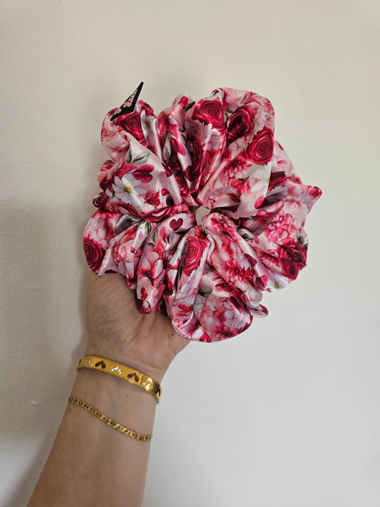 Pretty in pink XL Hair Scrunchie.