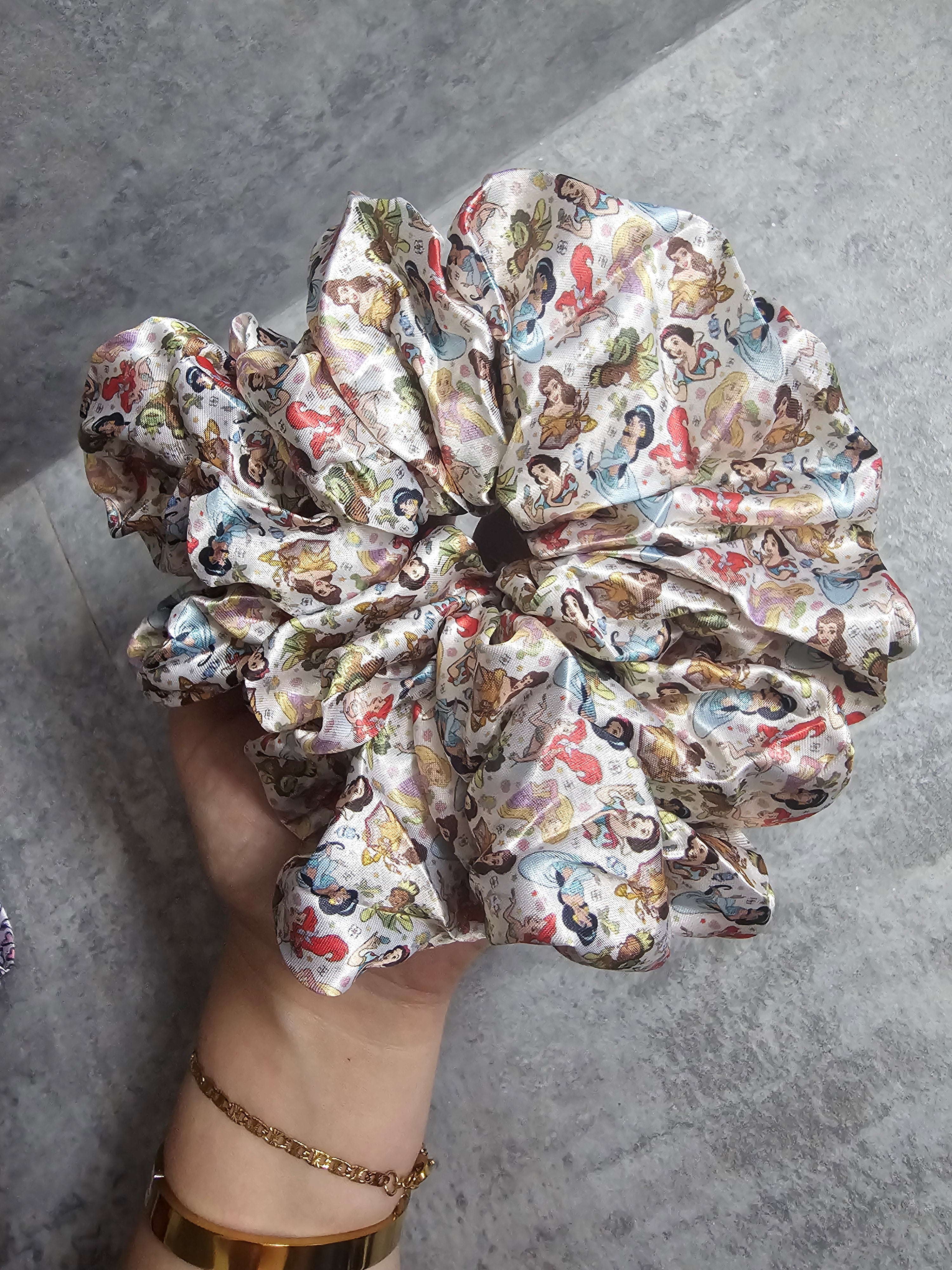 Princess girls XL satin scrunchie