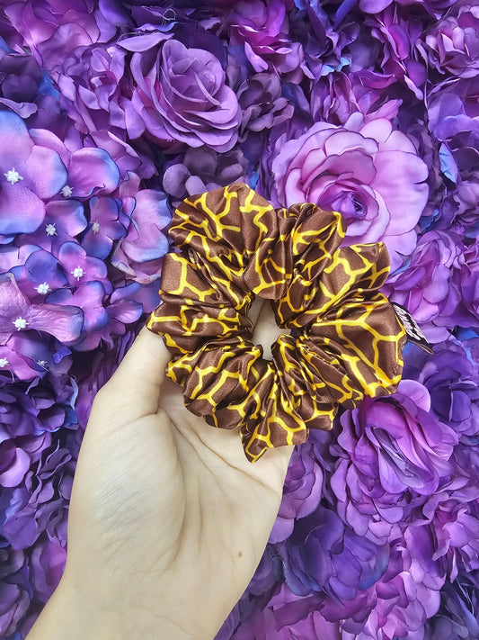 Giraffe Print Midi Scrunchie