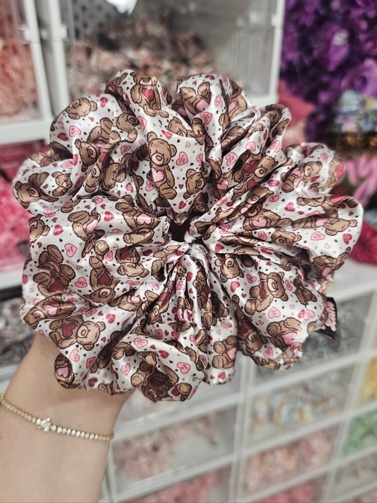 Teddy Love XL Hair Scrunchie.