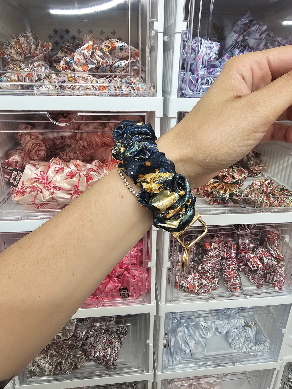 Scrunchie Keyrings