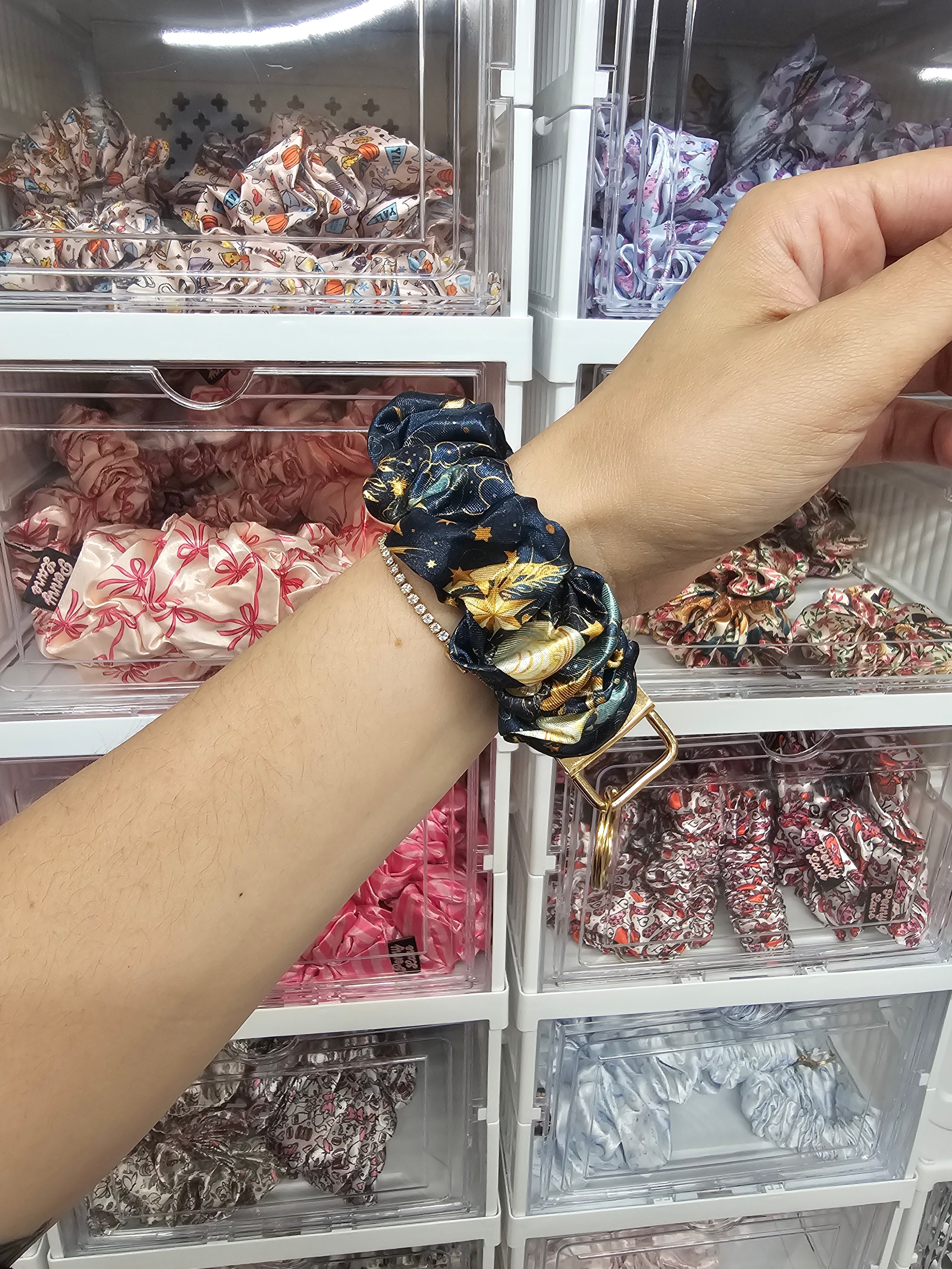 Scrunchie Keyrings