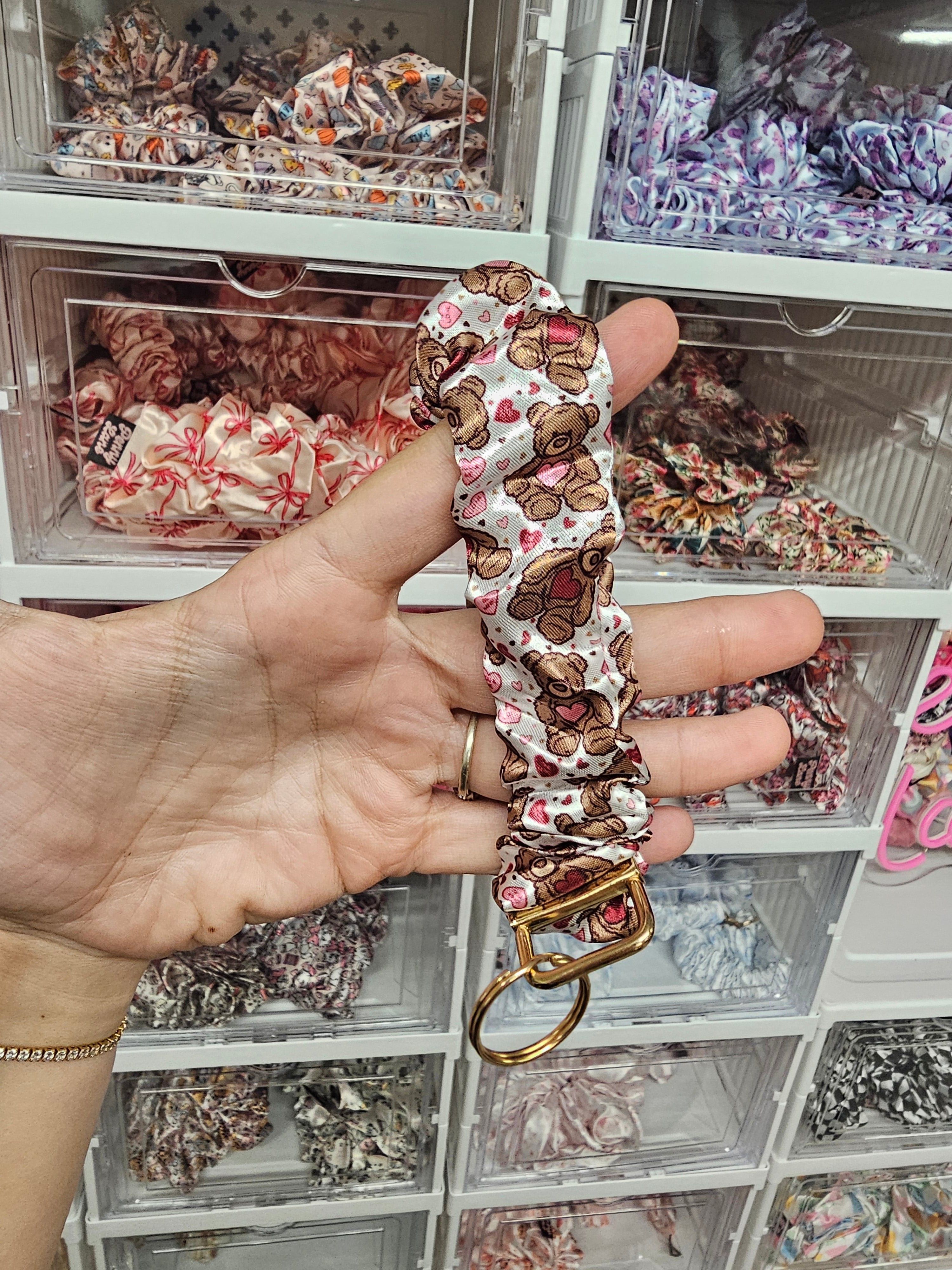Scrunchie Keyrings