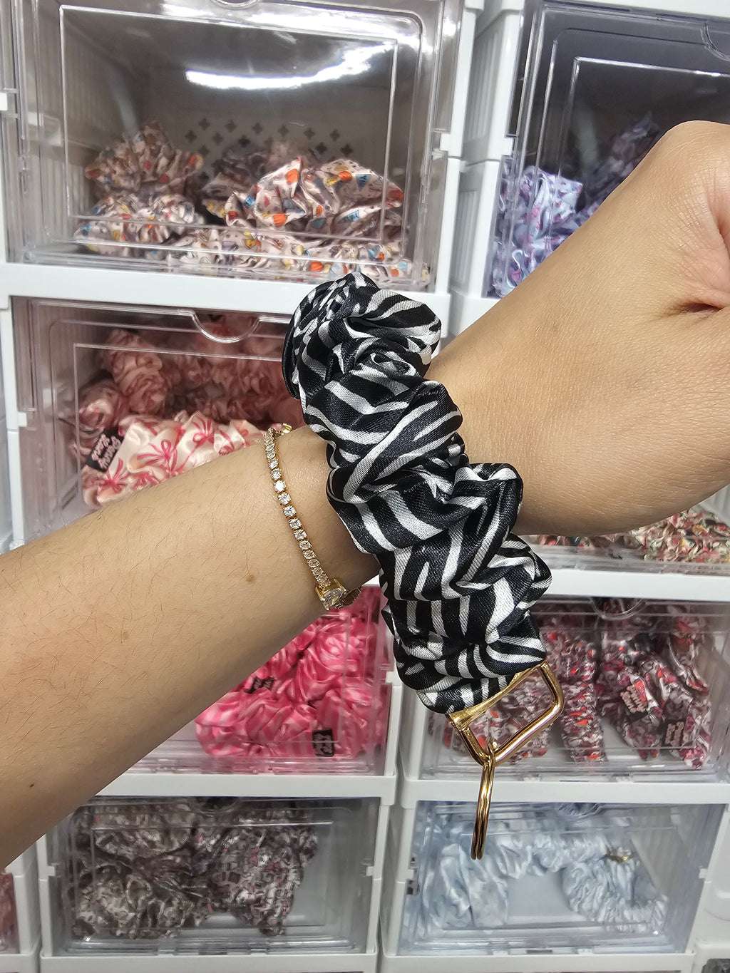 Scrunchie Keyrings