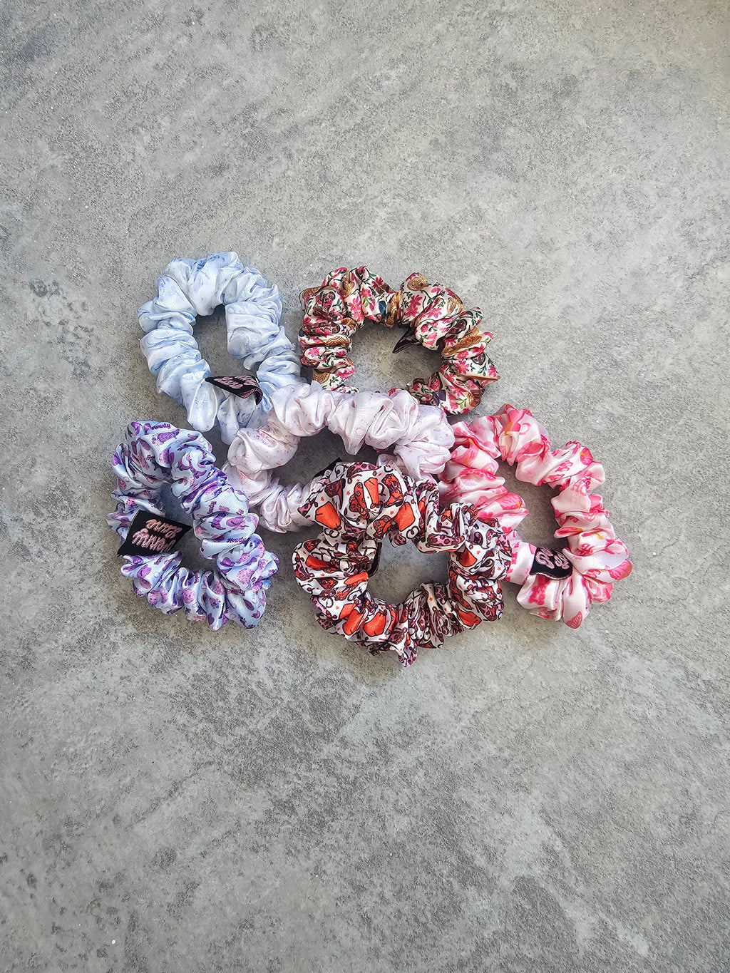 Mini Cowgirl Satin Hair Scrunchie