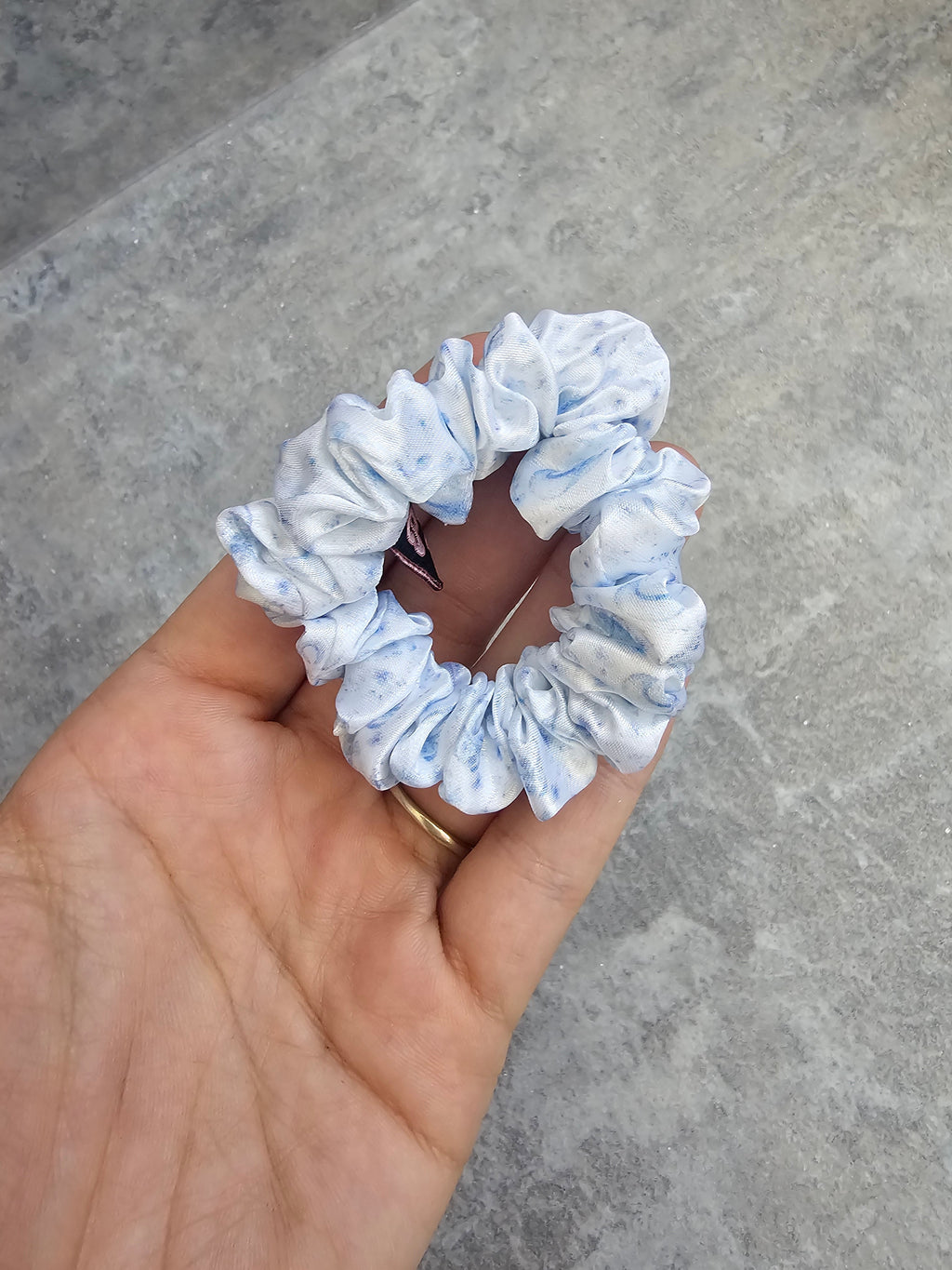 Mini Cowgirl Satin Hair Scrunchie