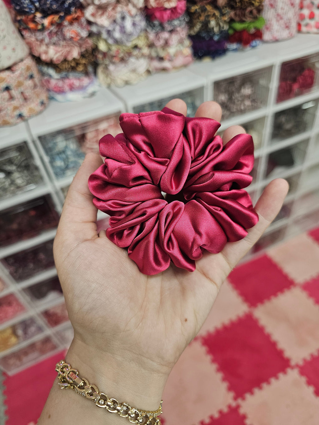 Luxury Satin MIDI Hair Scrunchie