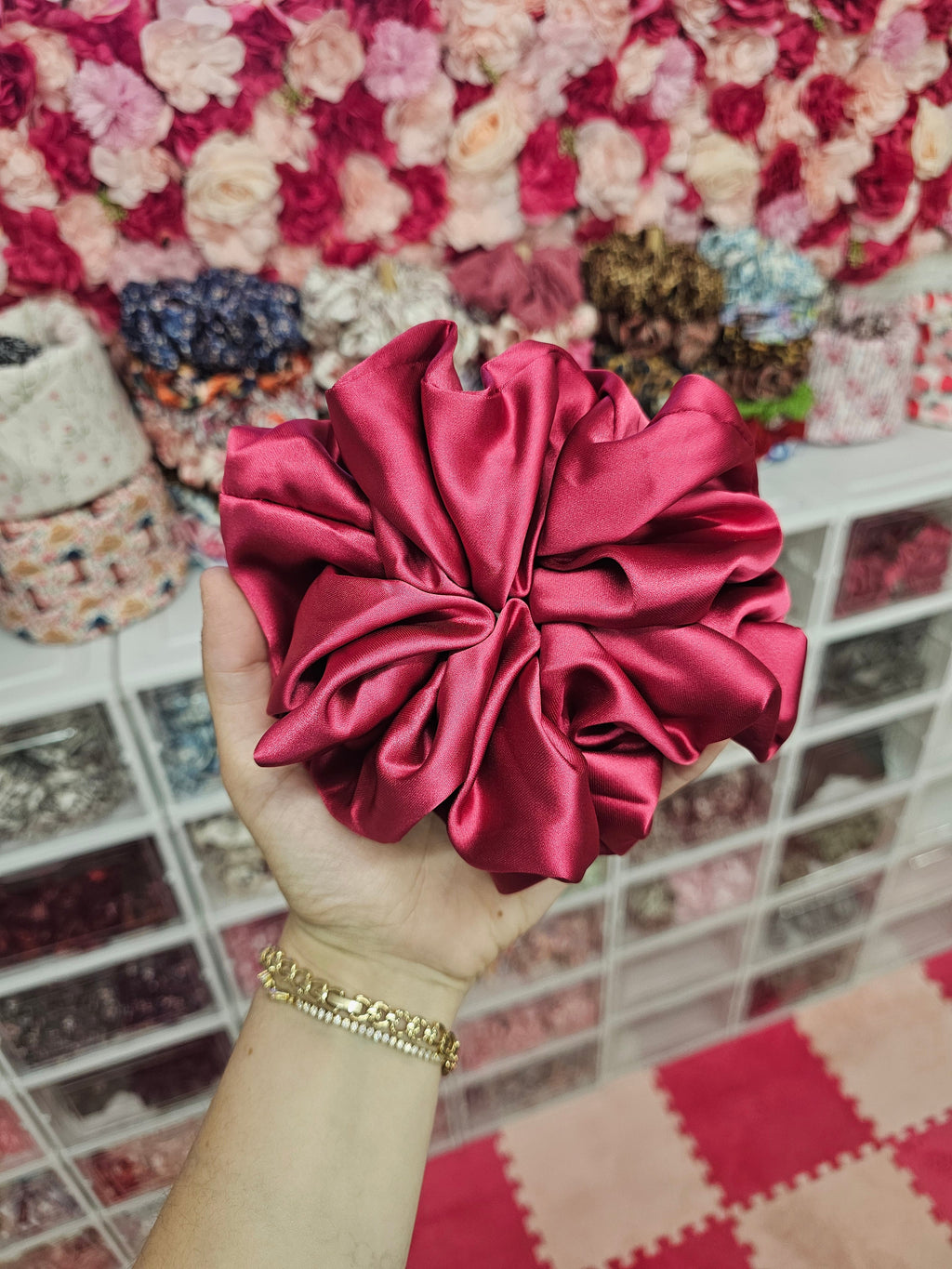 Luxury Satin XL Hair Scrunchie