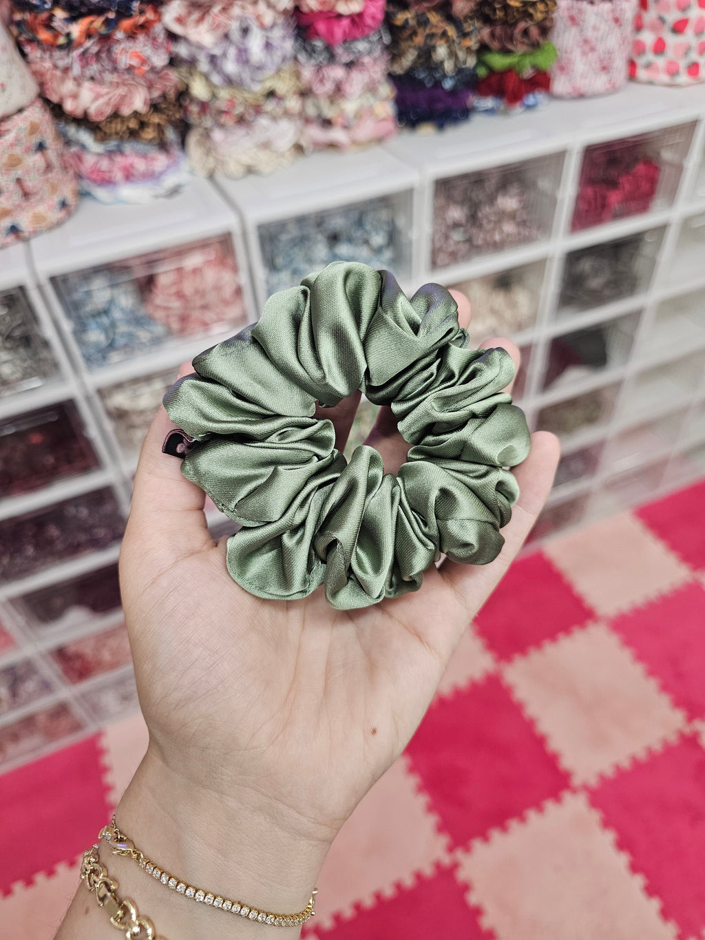 Luxury Satin MIDI Hair Scrunchie