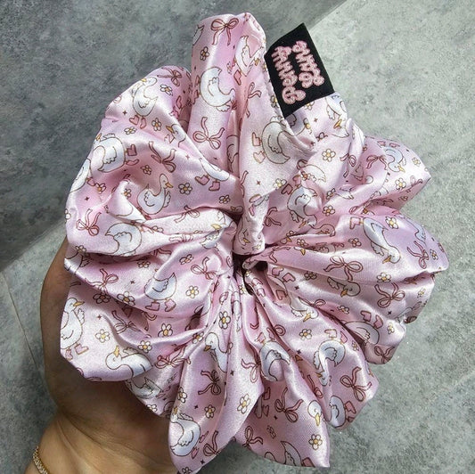 Girly Goose XL Satin Hair Scrunchie