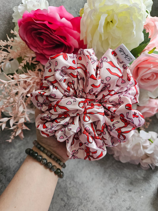 Bows And Besties XL Satin Hair Scrunchie, Elsabelle Collab.