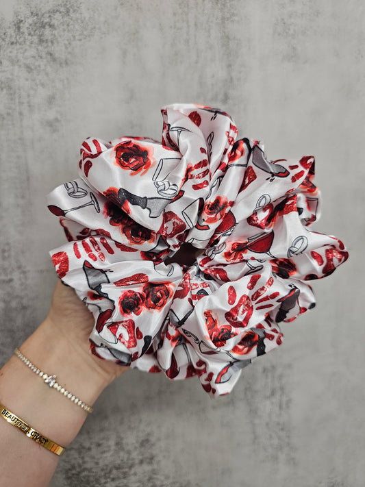 Serial Lover XL Satin Hair Scrunchie