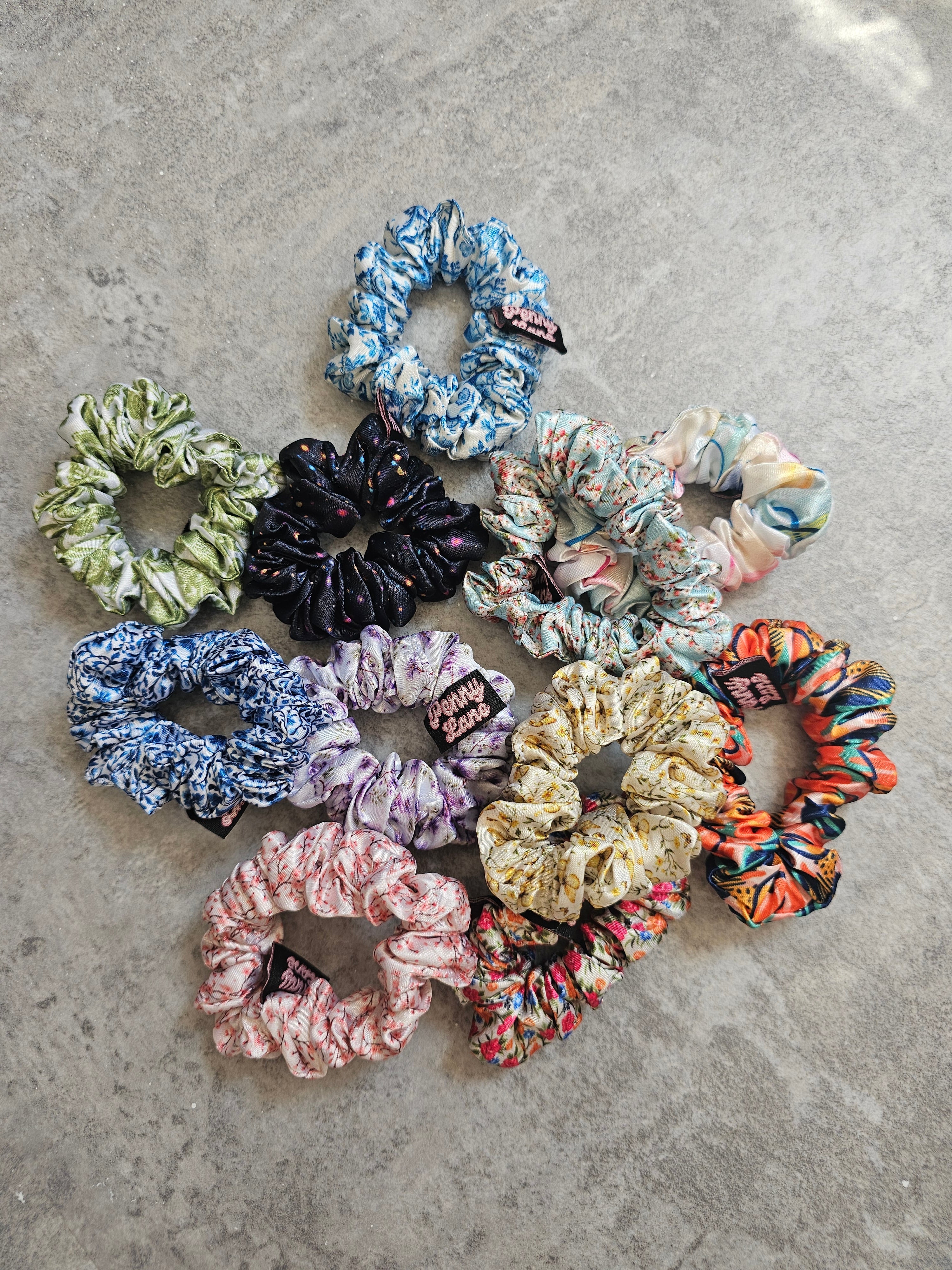 Mini Satin Hair Scrunchie